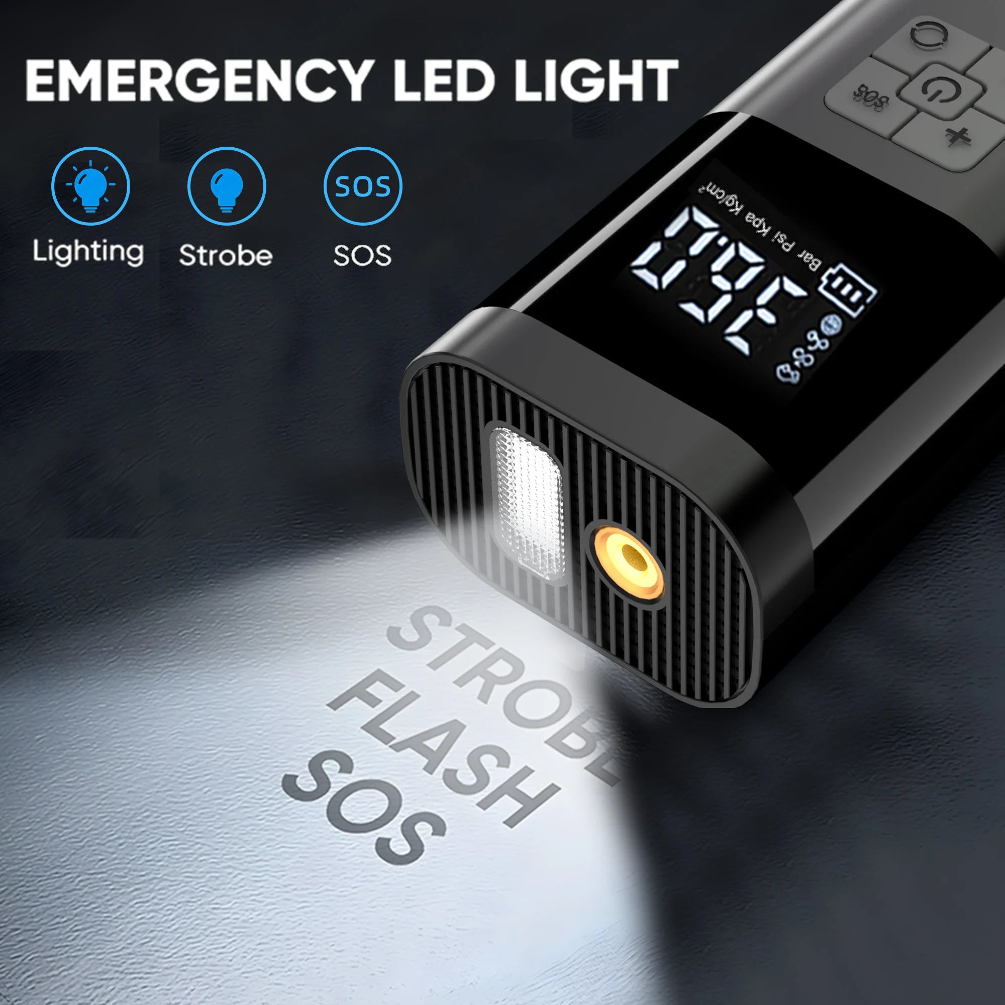 Portable Car Air Compressor 150PSI for Car Motorcycle Bike